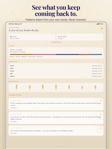 Luminas: Cosmic Journal iPad screenshot