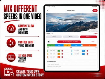 Video Speed Editor - Changer iPad screenshot