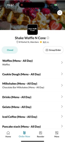 Shake Waffle N Cone iPhone screenshot