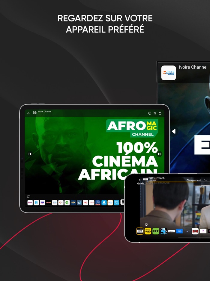 Chaînes tv·watched tv channels