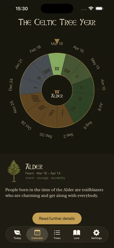 Celtic Tree Calendar screenshot 3 of 6
