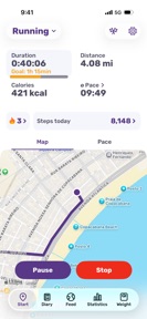 Running Tracker App – FITAPP screenshot