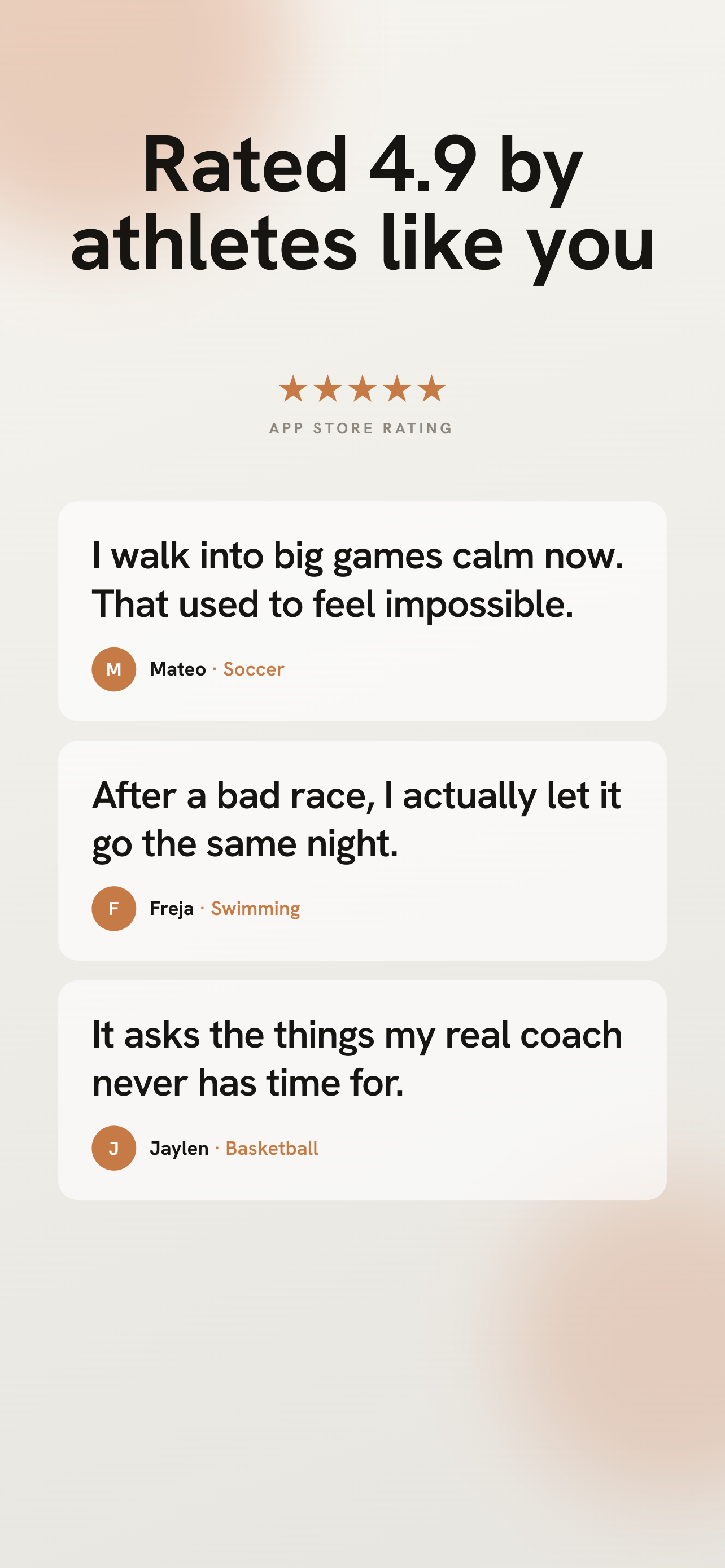 OneAthlete: Train your mind screenshot 2