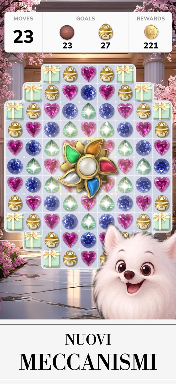 Diamond Jewels GFAL Puzzle iOS Mod IPA screenshot 2 - iOS game interface