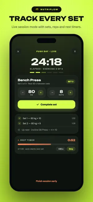 Nutriflow - app screenshot 4