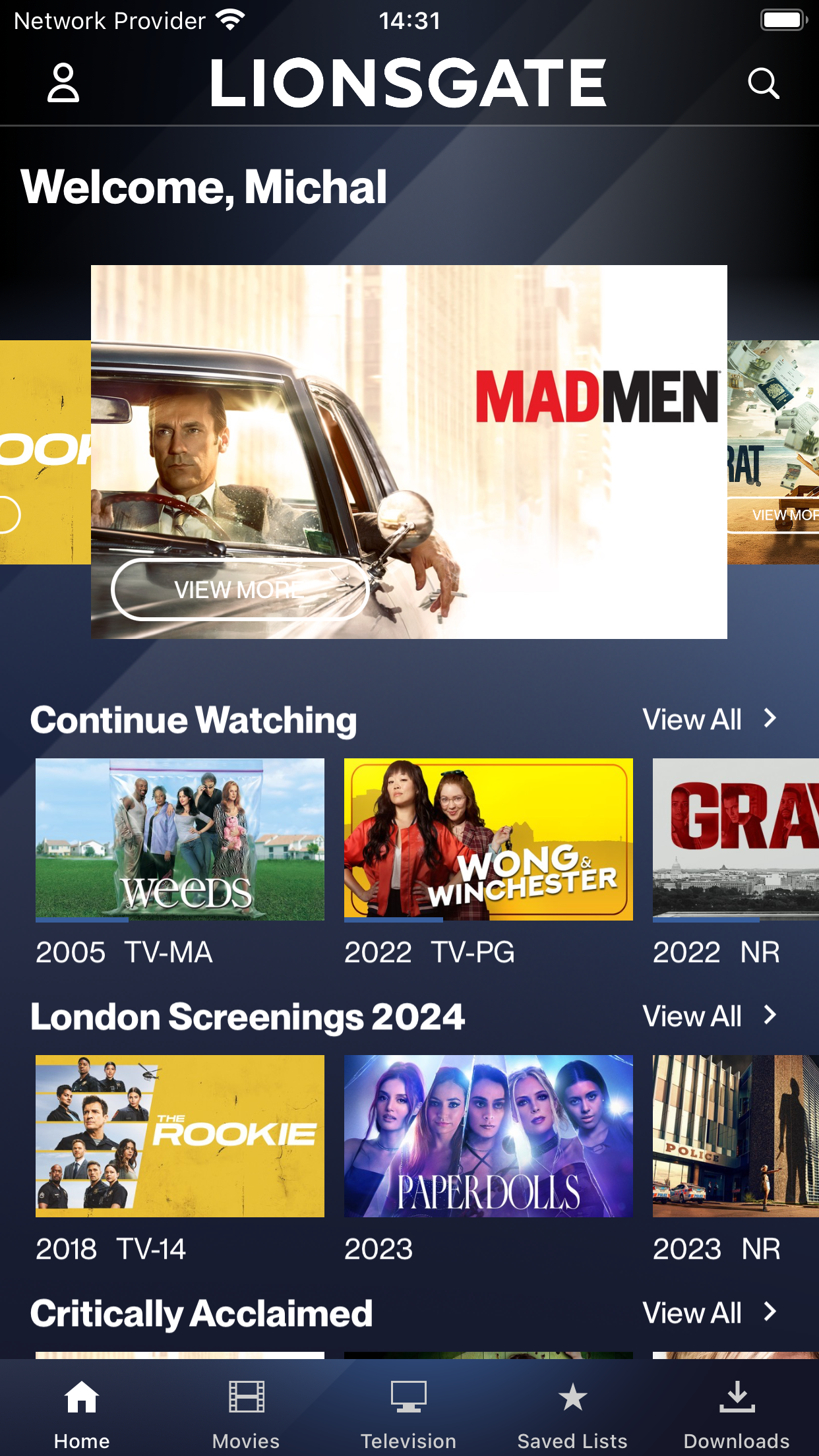 LGTV Screeners