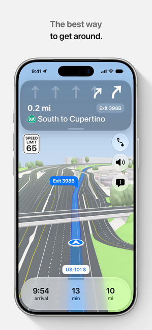 Apple Maps תמונות מסך