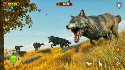 Wild Wolf War: Animal Games 3D Screenshot