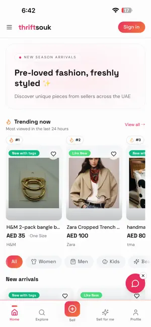 Thriftsouk screenshot 1