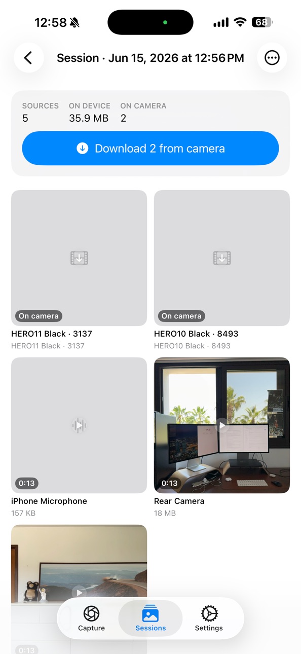iPhone screenshot