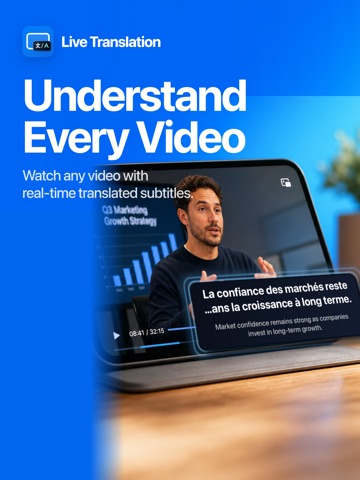 Live Translate - PiP Captions iPad screenshot