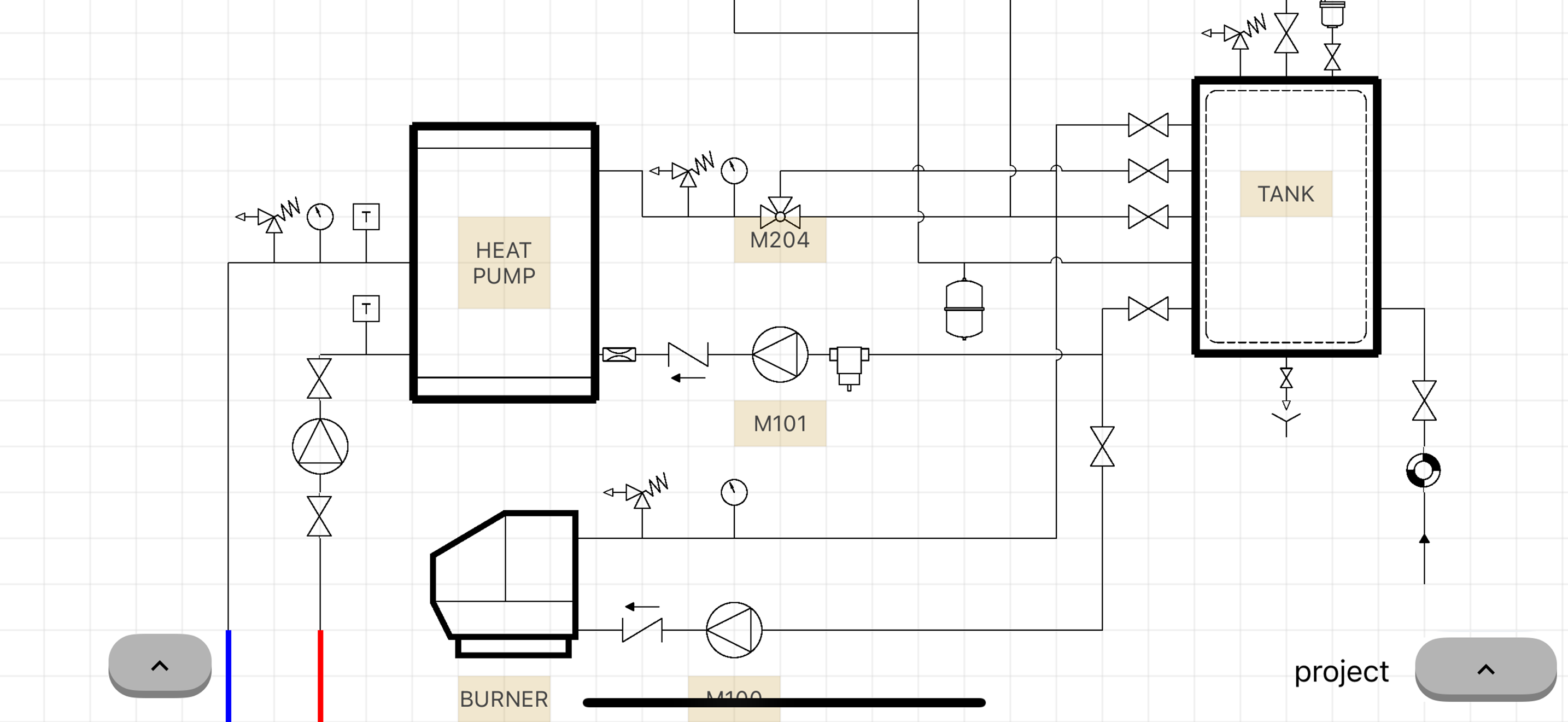 Hydraulic schemes