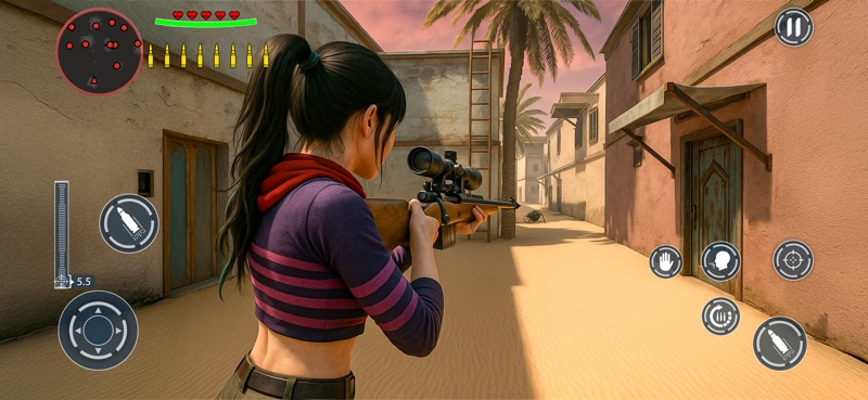 Silent Shot Sniper Survival 3D screenshot 2
