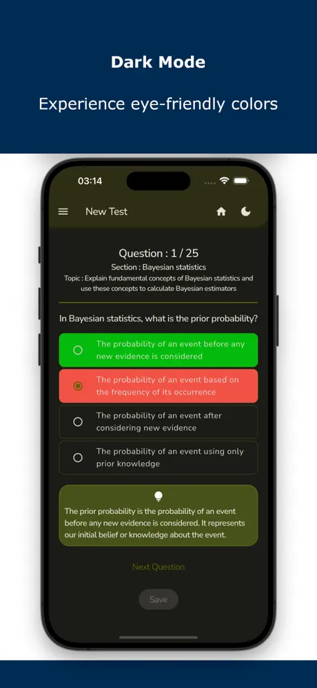 Actuary Exams Practice Test Screenshot 4