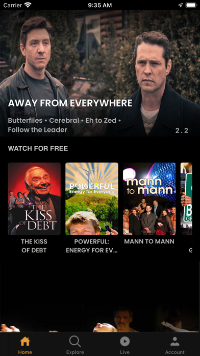 Justwatchme.tv Screenshot