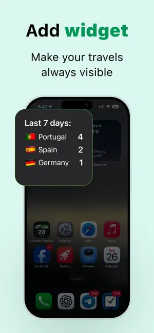 Days Abroad Counter TripTrack screenshot 4