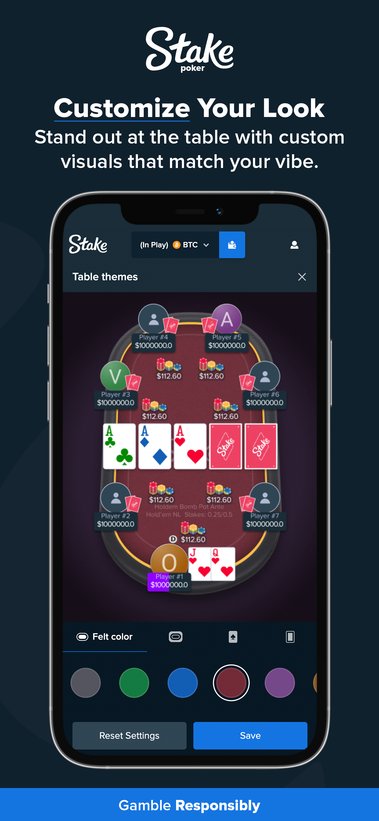 Stake Poker - Real Money