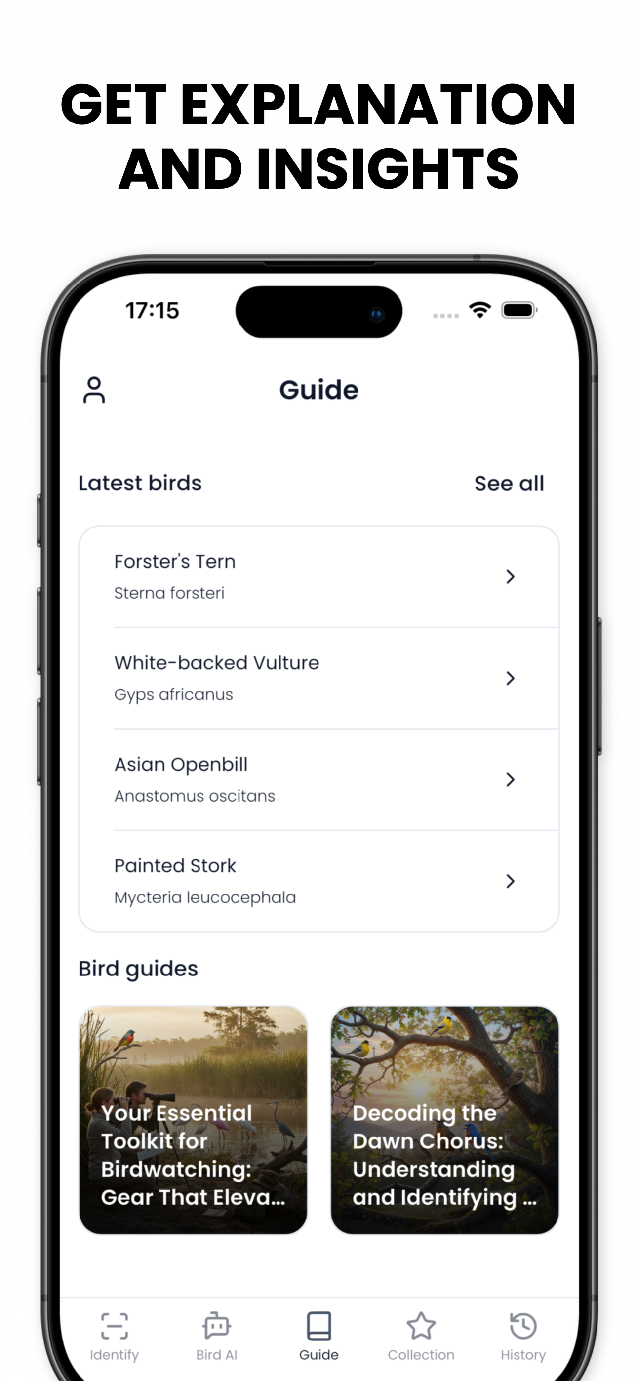 Bird Identifier AI - Birdby