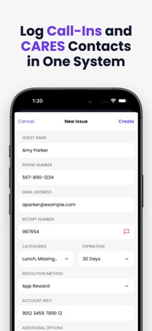 Restore: Guest Issue Tracking iPhone screenshot
