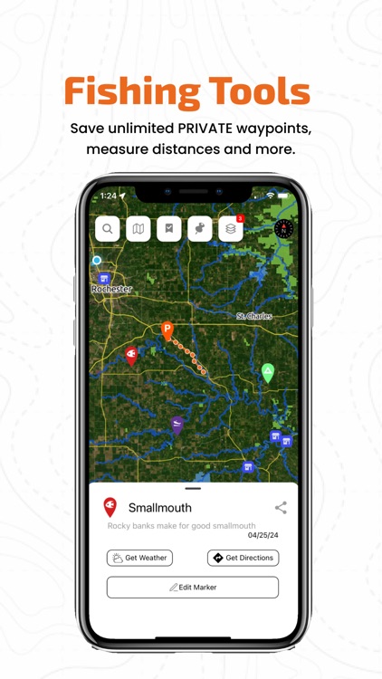 FlyFishFinder Fly Fishing Maps screenshot-9