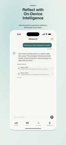 Moment: AI Journal screenshot