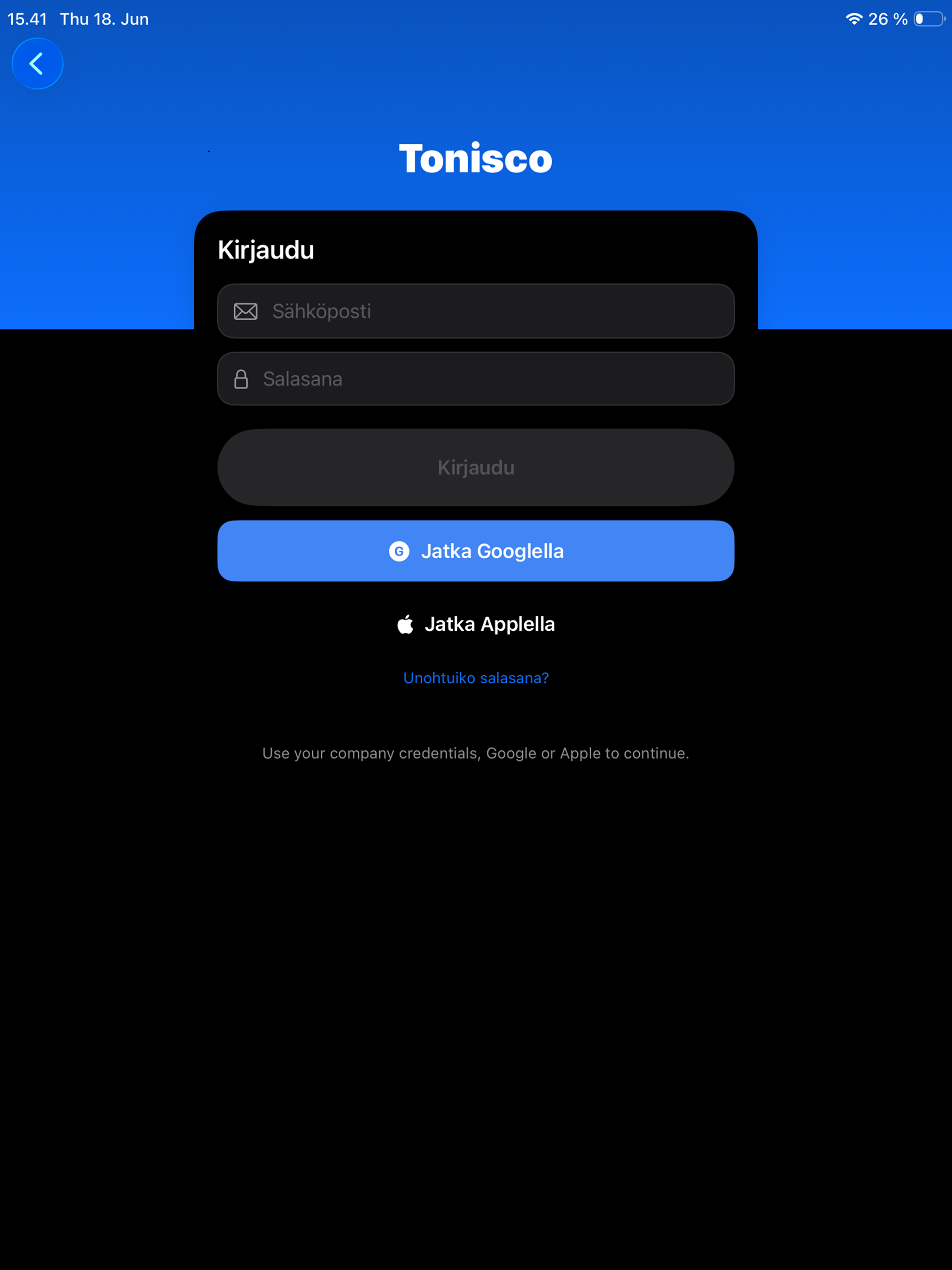 Tonisco screenshot 4