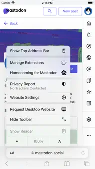 Homecoming for Mastodon iphone bilder 3