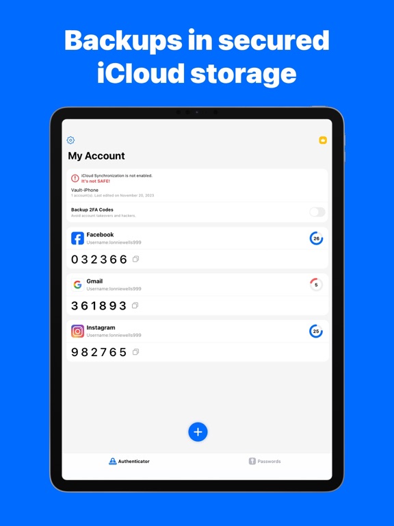 Screenshot #6 pour Authenticator App Pro+