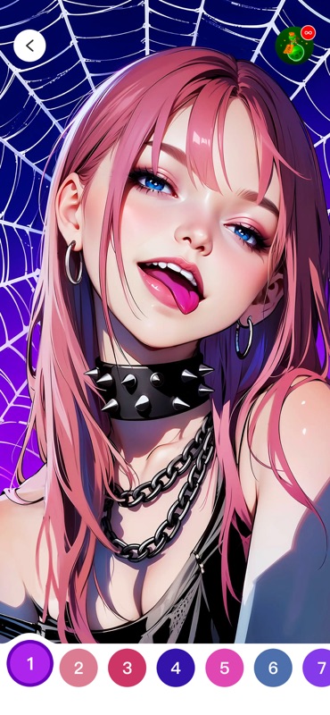 Dark Color: Paint by Number screenshot 5