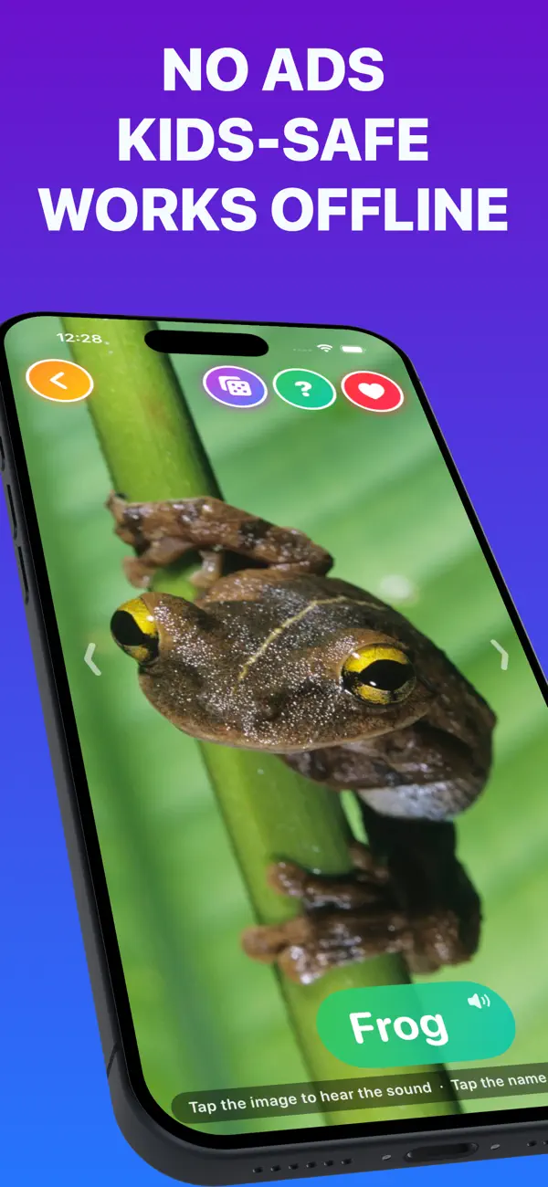 Animal Sounds dinosaur screen