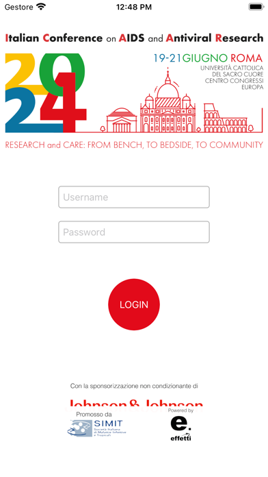 ICAR Italian Conference Screenshot
