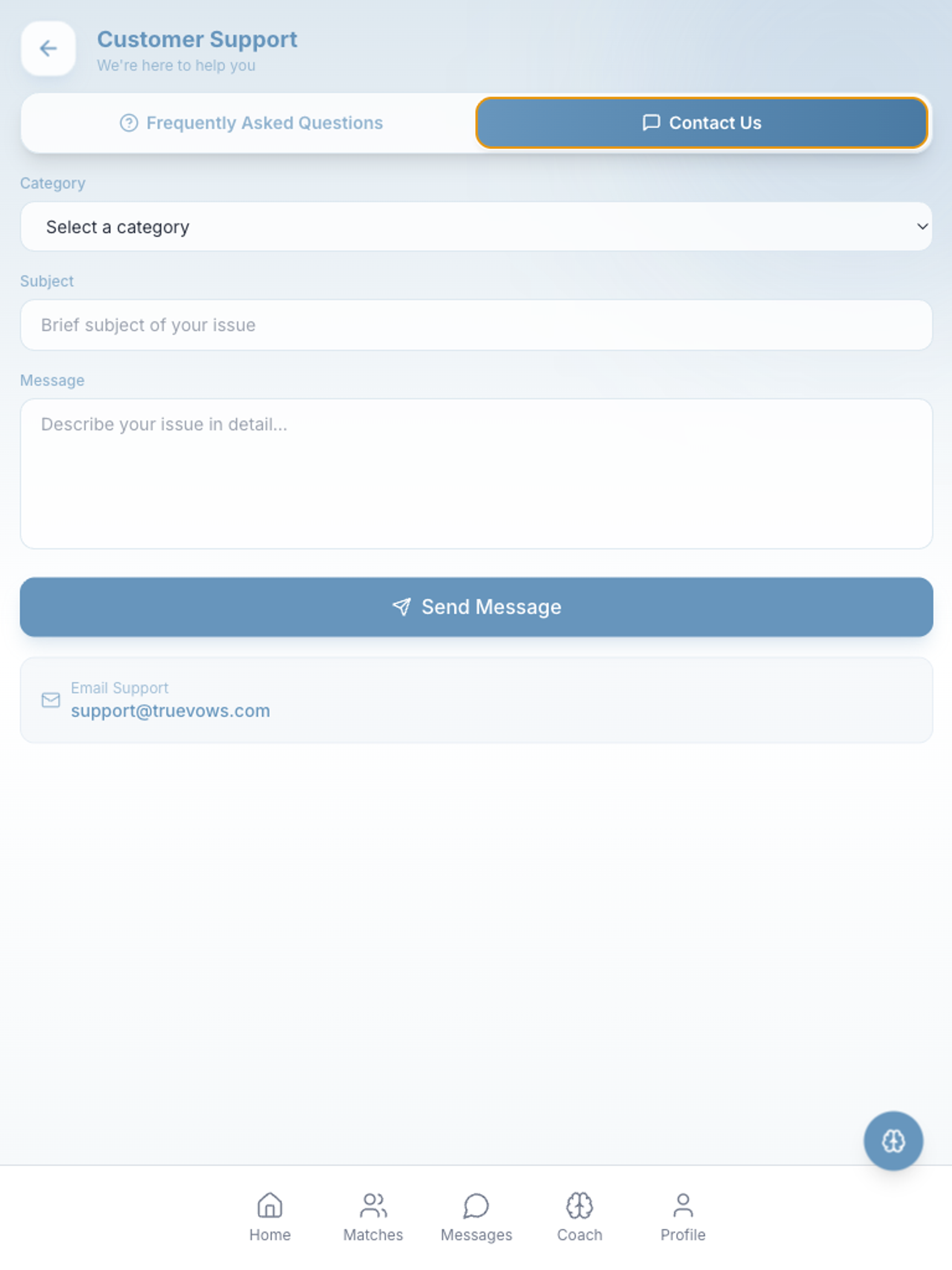 TrueVows App