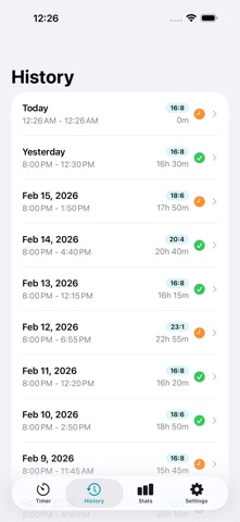 Fast-E - Intermittent Fasting Screenshot 3 of 6