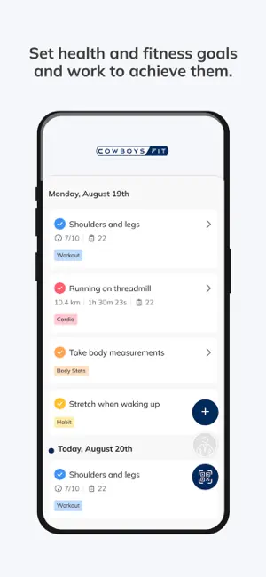 Cowboys Fit+ screenshot 4