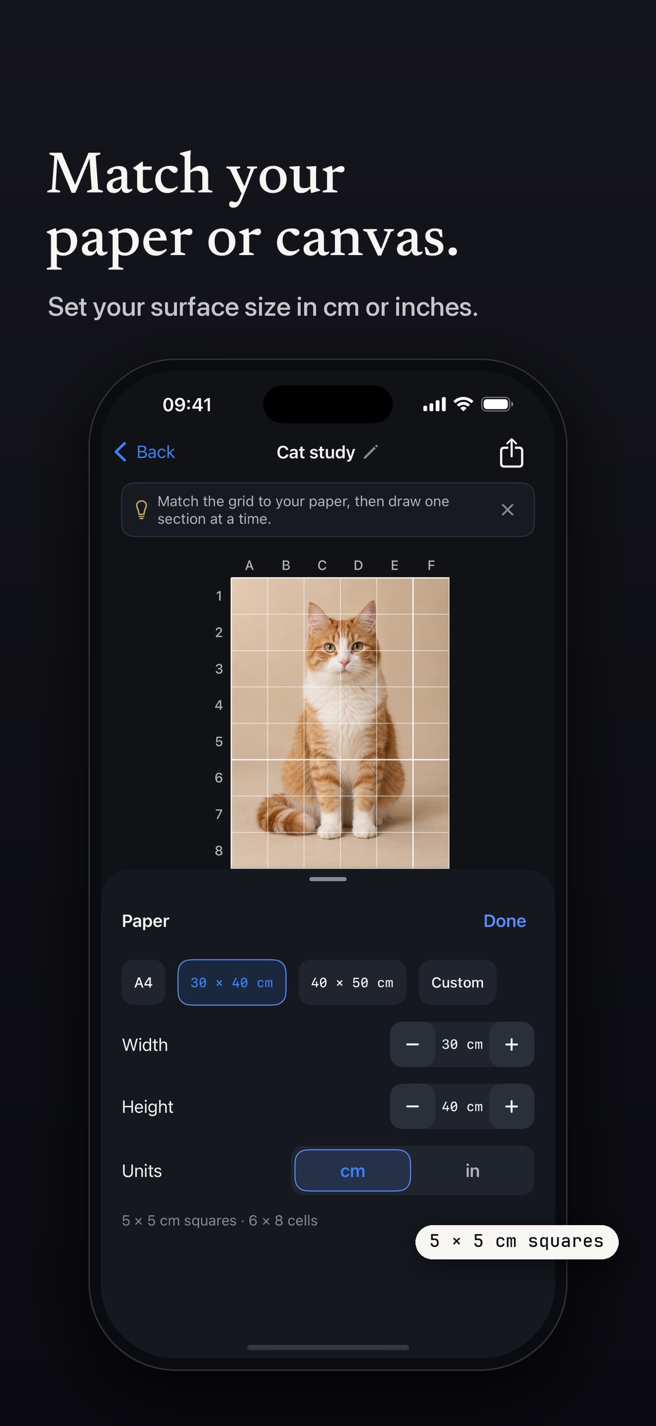Screenshot 3 of Drawing Grid Maker: GridValue