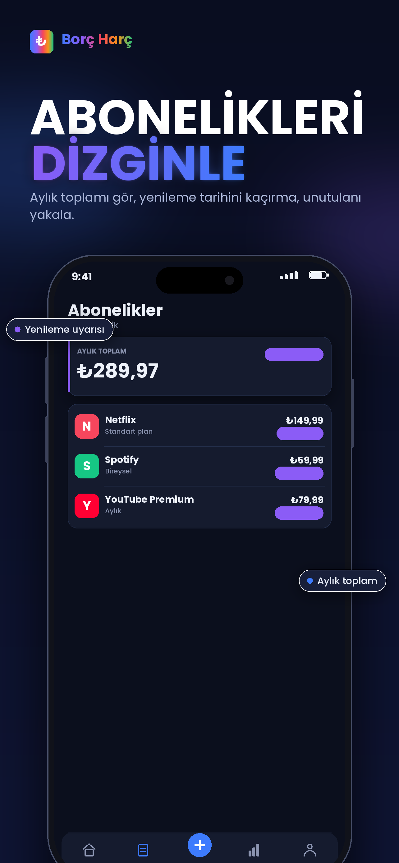 Borç Harç - Debt Tracker screenshot 3