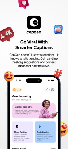Caption Generator: AI Caption screenshot