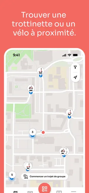Voi – trottinettes et vélos iPhone screenshot 2
