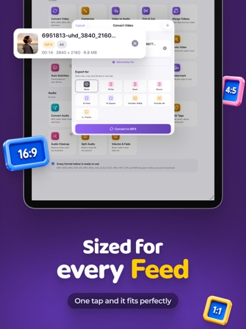 Video Converter - Compressor iPad screenshot