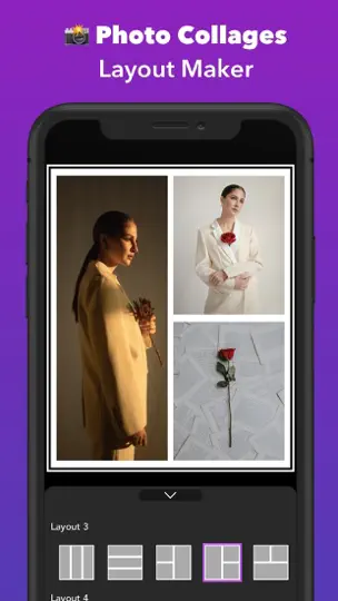 Captura de pantalla de Griddy: Split Photo Grid Posts en iPhone 9