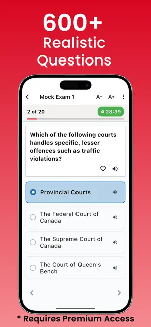 Canada Citizenship Test Pro screenshot 3
