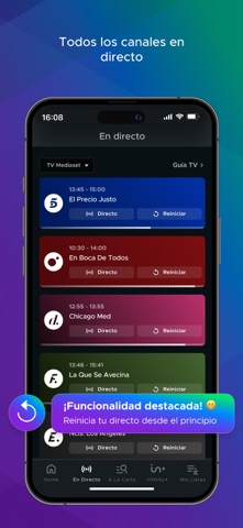 Mediaset Infinity España iPhone screenshot 6