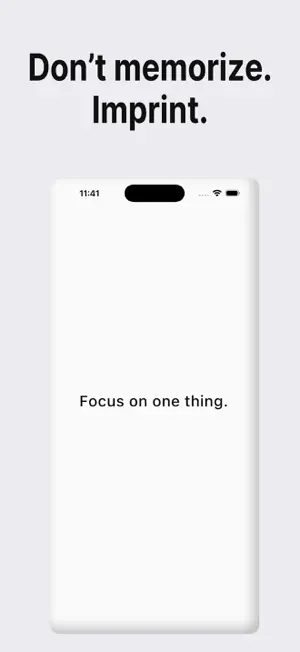 Retn : Imprint One Focus screenshot 1