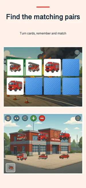 Firefighter Sticker Games Kids screenshot 4