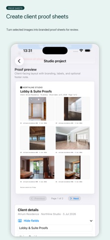 Client Contact Sheet Studio Screenshot 1 of 6