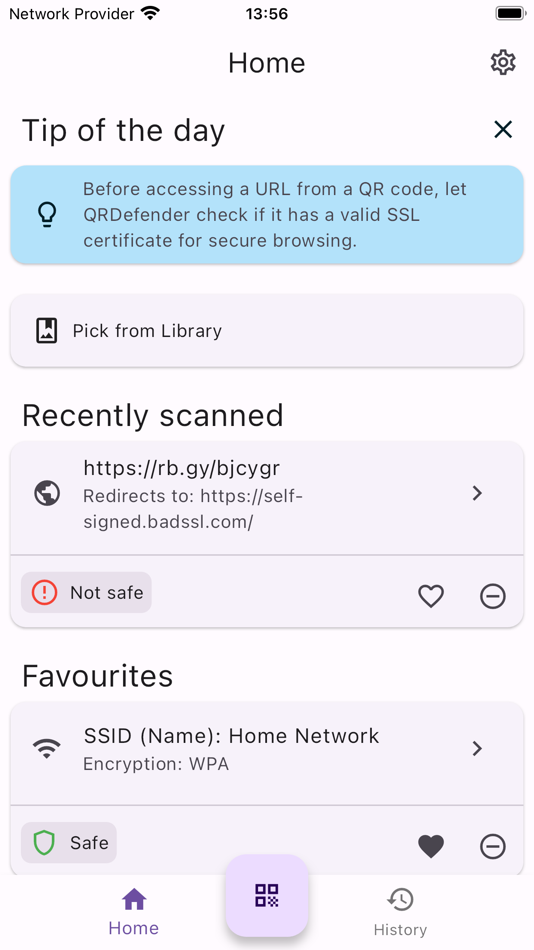 #2. QRDefender: Secure QR Scanner (iOS) 由: Ezequiel Leonardo Aceto