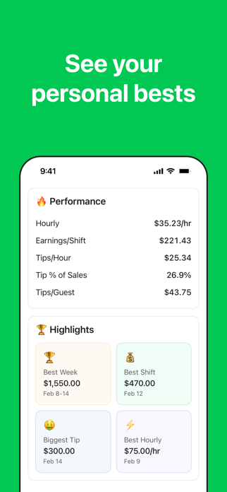 TipJoy - Tip & Shift Tracker Screenshot 5 of 5