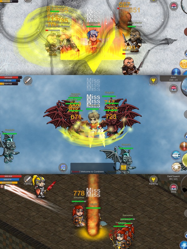 Hero Continent - MMORPG screenshot 7