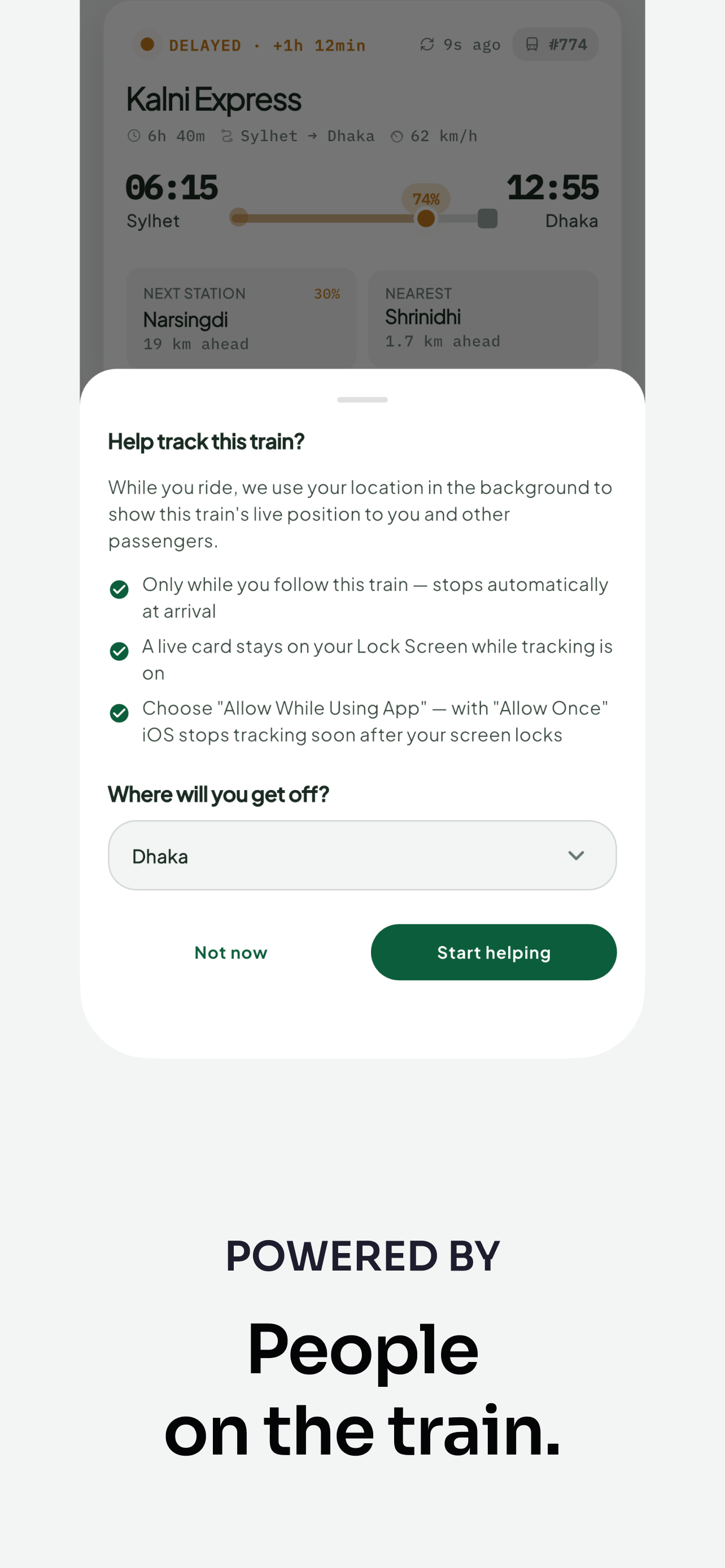TrainKothai: Train Tracking BD screenshot 6