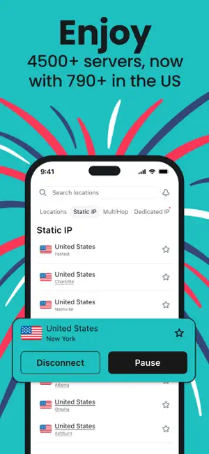 Surfshark VPN: Fast VPN App iPhone screenshot 3